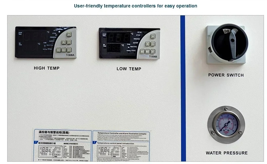 Laser Industrial Chiller - เครื่องทำความเย็นด้วยน้ำสำหรับเลเซอร์ไฟเบอร์อุตสาหกรรม, เครื่องระบายความร้อนสำหรับอุปกรณ์ตัดด้วยเลเซอร์ไฟเบอร์, ระบบระบายความร้อนแหล่งกำเนิดเลเซอร์